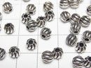Silver925 Design Round 6mm 2pcs