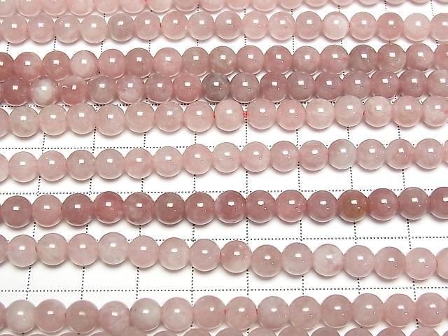 [Video] Pink Quartz AA Round 6mm 1strand beads (aprx.15inch/38cm)