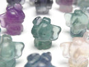 [Video] Multicolor Fluorite AAA- Elephant Motif 17x12mm [Undrilled] 5pcs