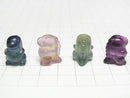 [Video] Multicolor Fluorite AAA- Dinosaur Motif 17x13mm [Undrilled] 5pcs