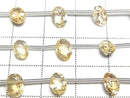 [Video]High Quality Citrine AAA- Oval Faceted [S size] 1 strand beads (aprx.7inch/18cm)
