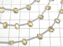 [Video]High Quality Citrine AAA- Oval Faceted [S size] 1 strand beads (aprx.7inch/18cm)