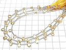 [Video]High Quality Citrine AAA- Oval Faceted [S size] 1 strand beads (aprx.7inch/18cm)