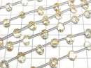 [Video]High Quality Citrine AAA- Oval Faceted [M size] 1 strand beads (aprx.8inch/20cm)