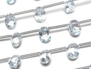 [Video]High Quality Sky Blue Topaz AAA- Oval Faceted 7x5mm 1strand beads (aprx.8inch/20cm)
