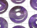 [Video] Amethyst AA Coin (Donut) 30x30mm 2pcs
