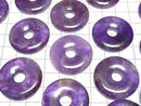 [Video] Amethyst AA Coin (Donut) 30x30mm 2pcs