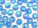 [Video] Kyoto Opal x Crystal AAA Round Cabochon 6x6mm [Blue] 2pcs