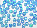 [Video] Kyoto Opal x Crystal AAA Round Cabochon 6x6mm [Blue] 2pcs