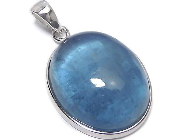 [Video][One of a kind] Aquamarine AA++ Pendant Silver925 NO.77