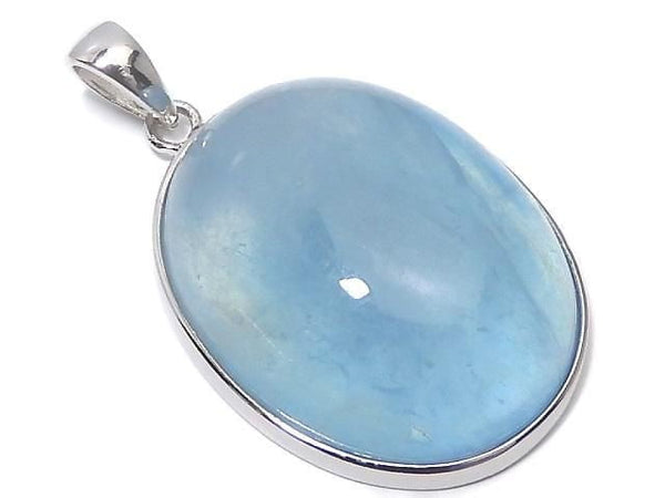 [Video][One of a kind] Aquamarine AA++ Pendant Silver925 NO.79
