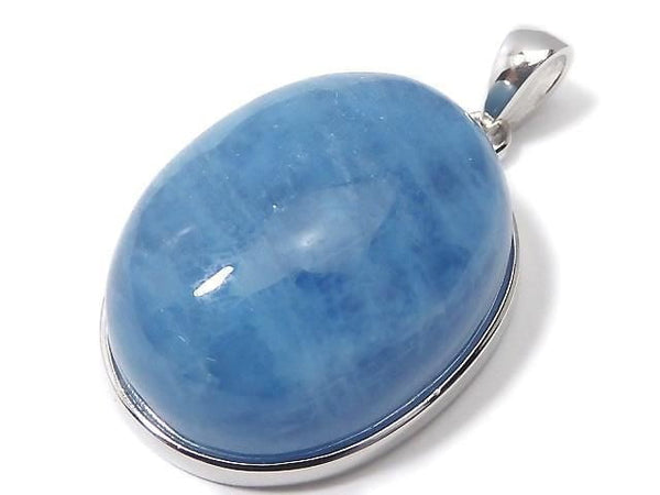 [Video][One of a kind] Aquamarine AA++ Pendant Silver925 NO.80