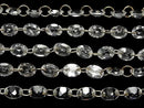 [Video]High Quality White Topaz Oval Faceted 8x6mm [Double Hole] 1strand (9pcs)