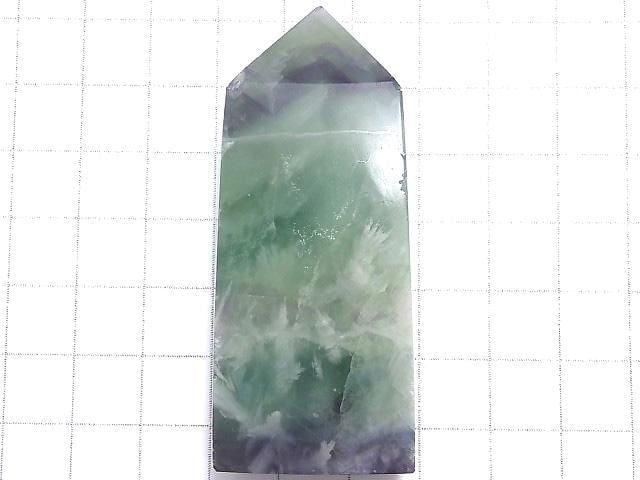 [Video][One of a kind] Angel Feather Fluorite Point (square pillar) 1pc NO.2