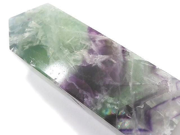 [Video][One of a kind] Angel Feather Fluorite Point (square pillar) 1pc NO.5