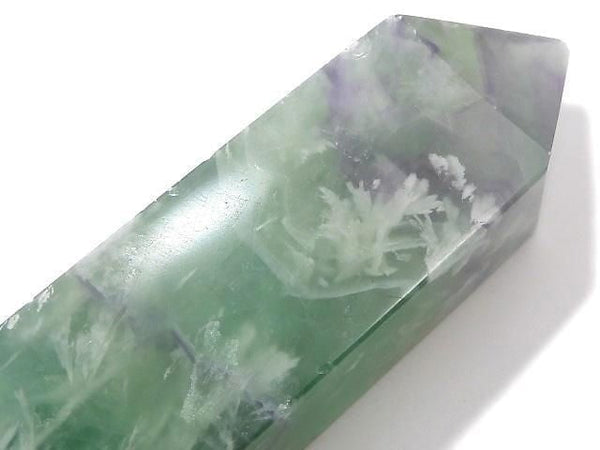 [Video][One of a kind] Angel Feather Fluorite Point (square pillar) 1pc NO.6