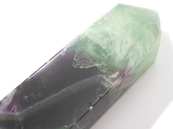 [Video][One of a kind] Angel Feather Fluorite Point (square pillar) 1pc NO.8