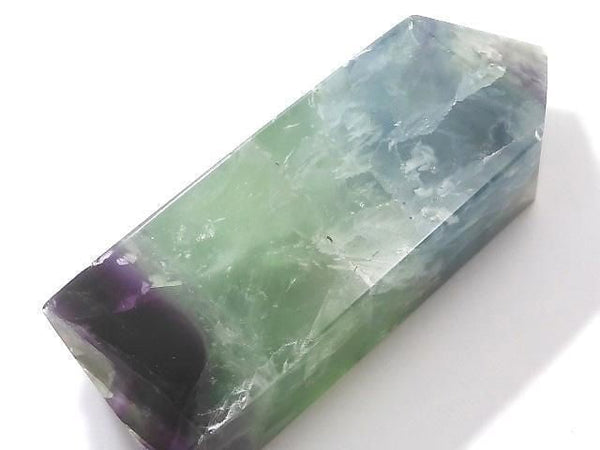 [Video][One of a kind] Angel Feather Fluorite Point (square pillar) 1pc NO.9