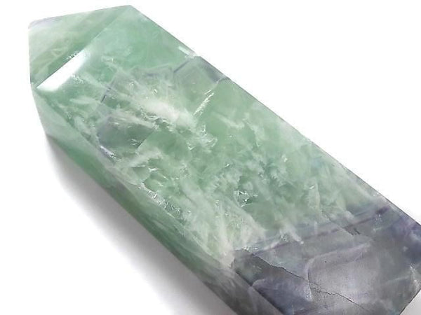 [Video][One of a kind] Angel Feather Fluorite Point (square pillar) 1pc NO.11