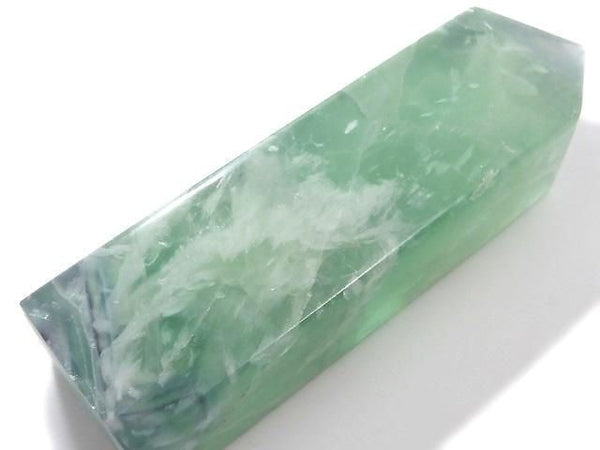 [Video][One of a kind] Angel Feather Fluorite Point (square pillar) 1pc NO.16