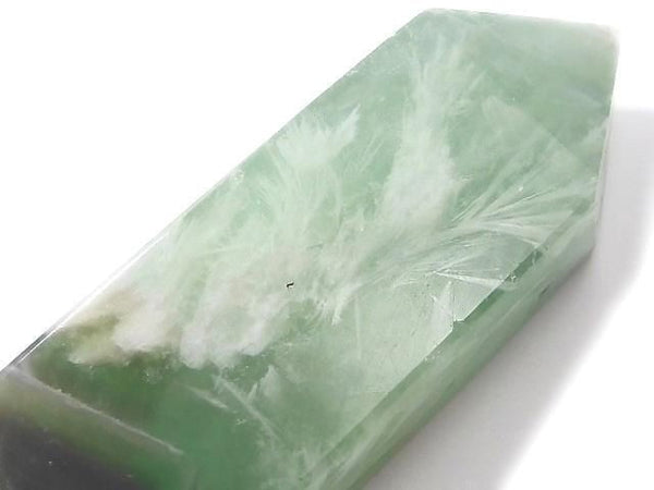[Video][One of a kind] Angel Feather Fluorite Point (square pillar) 1pc NO.25