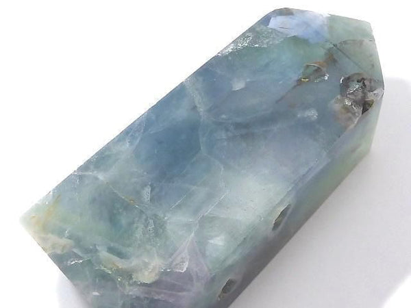 [Video][One of a kind] Angel Feather Fluorite Point (square pillar) 1pc NO.27