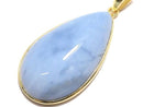 [Video][One of a kind] Blue Opal AAA- Pendant 18KGP NO.4