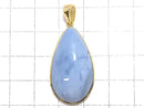 [Video][One of a kind] Blue Opal AAA- Pendant 18KGP NO.4