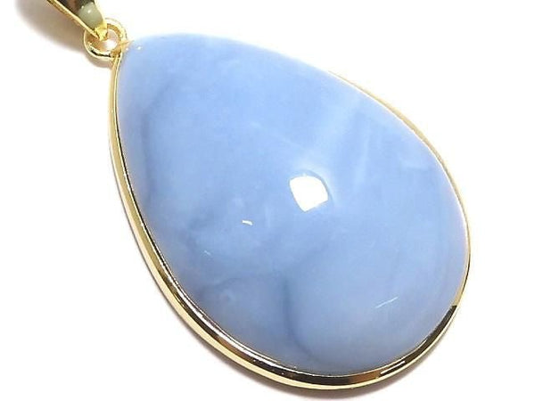 [Video][One of a kind] Blue Opal AAA- Pendant 18KGP NO.7