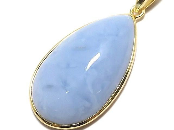 [Video][One of a kind] Blue Opal AAA- Pendant 18KGP NO.8