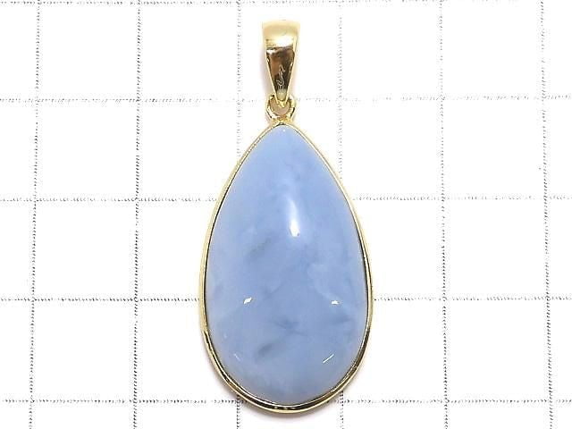 [Video][One of a kind] Blue Opal AAA- Pendant 18KGP NO.8
