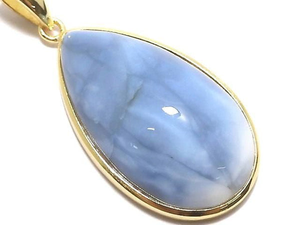 [Video][One of a kind] Blue Opal AAA- Pendant 18KGP NO.9