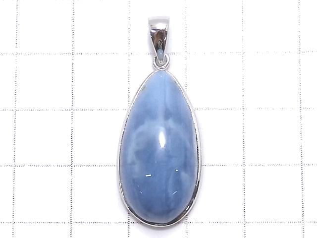 [Video][One of a kind] Blue Opal AAA- Pendant Silver925 NO.14