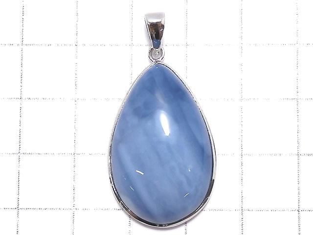 [Video][One of a kind] Blue Opal AAA- Pendant Silver925 NO.17