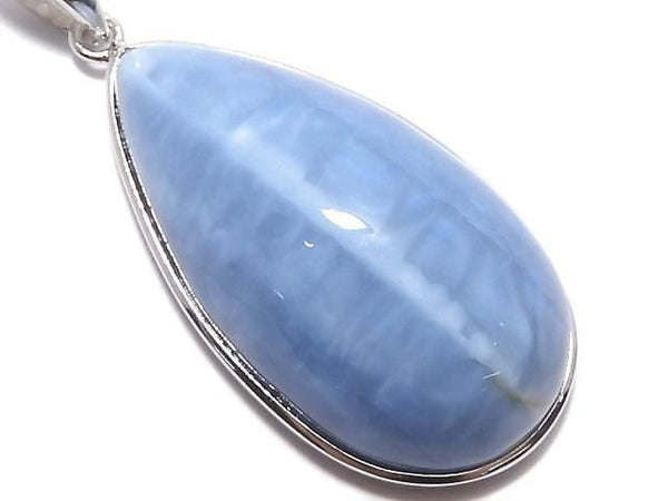 [Video][One of a kind] Blue Opal AAA- Pendant Silver925 NO.18