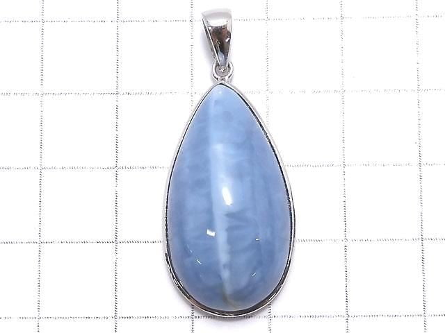 [Video][One of a kind] Blue Opal AAA- Pendant Silver925 NO.18