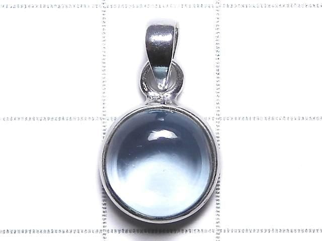 [Video][One of a kind] High Quality Sky Blue Topaz AAA Pendant Silver925 NO.143