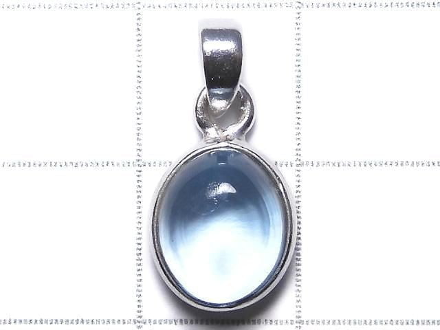 [Video][One of a kind] High Quality Sky Blue Topaz AAA Pendant Silver925 NO.145