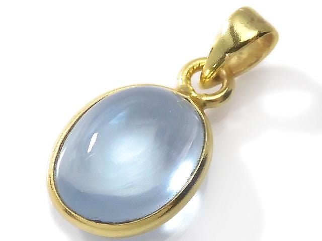 [Video][One of a kind] High Quality Sky Blue Topaz AAA Pendant 18KGP NO.153