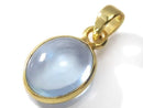 [Video][One of a kind] High Quality Sky Blue Topaz AAA Pendant 18KGP NO.155