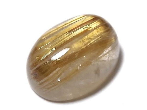 [Video][One of a kind] High Quality Rutilated Quartz AAA Cabochon 1pc NO.117