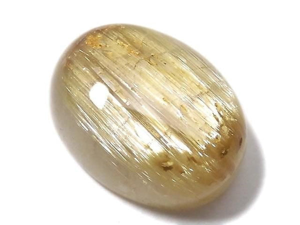 [Video][One of a kind] High Quality Rutilated Quartz AAA Cabochon 1pc NO.119