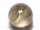 [Video][One of a kind] Rutilated Quartz AAA- Sphere, Round 19.5mm 1pc NO.1