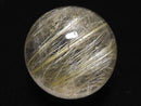 [Video][One of a kind] Rutilated Quartz AAA- Sphere, Round 20.5mm 1pc NO.7