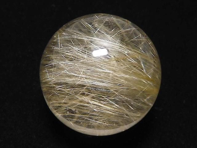 [Video][One of a kind] Rutilated Quartz AAA- Sphere, Round 20mm 1pc NO.8