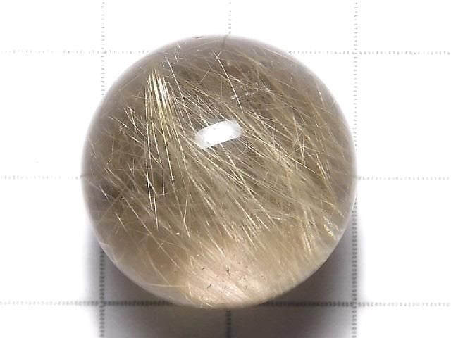 [Video][One of a kind] Rutilated Quartz AAA- Sphere, Round 20mm 1pc NO.8
