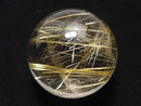 [Video][One of a kind] Rutilated Quartz AAA- Sphere, Round 19.5mm 1pc NO.9