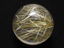 [Video][One of a kind] Rutilated Quartz AAA- Sphere, Round 21mm 1pc NO.10