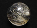 [Video][One of a kind] Rutilated Quartz AAA- Sphere, Round 21.5mm 1pc NO.11