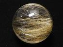 [Video][One of a kind] Rutilated Quartz AAA- Sphere, Round 20.5mm 1pc NO.13